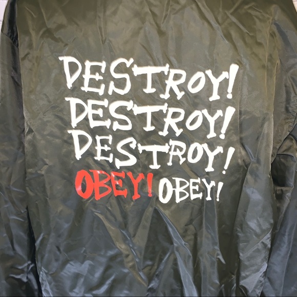 OBEY  Propaganda bomber jacket size M - Picture 4 of 6